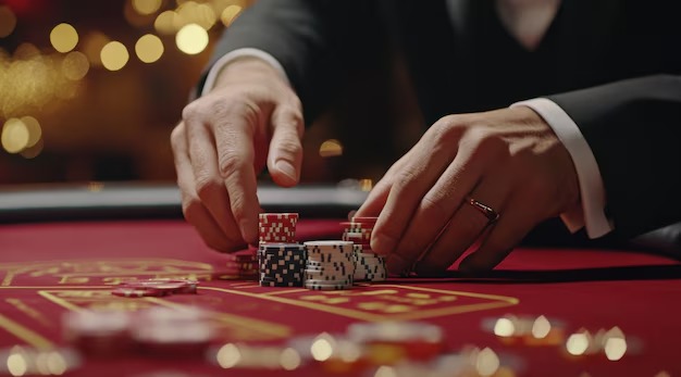 Multi-camera live-dealer tables Live-dealer roulette table broadcast from multi-camera studio